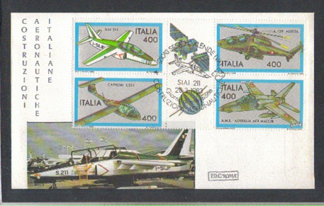1983 - LOTTO/6786Z - REPUBBLICA - AEREI ITALIANI 3° - FDC