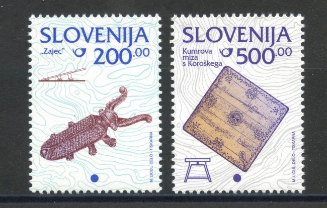 1998 - SLOVENIA - PATRIMONIO CULTURALE  2v.  - NUOVO - LOTTO/33957