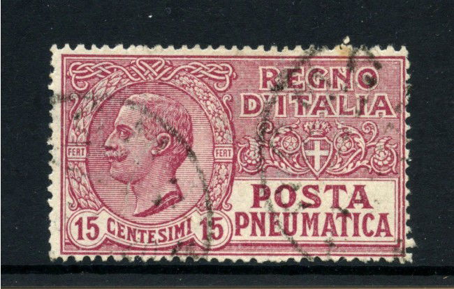 1927/28 - REGNO - LOTTO/43224 - 15 c.  POSTA PNEUMATICA - USATO