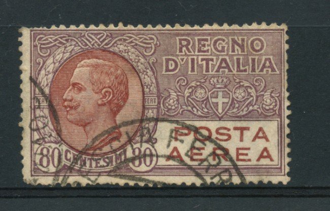 1926/28 - LOTTO/14846 - REGNO - POSTA AEREA 80 CENT. VITTORIO EMANUELE - USATO