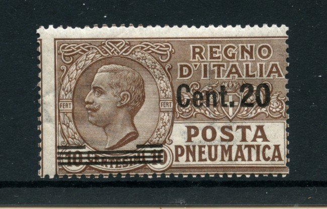 1924/25 - LOTTO/24642 - 20 SU 10 CENT. POSTA PNEUMATICA - LING.
