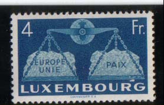 1951 - LBF/2592 -  LUSSEMBURGO - CONSIGLIO D'EUROPA 4 Fr.