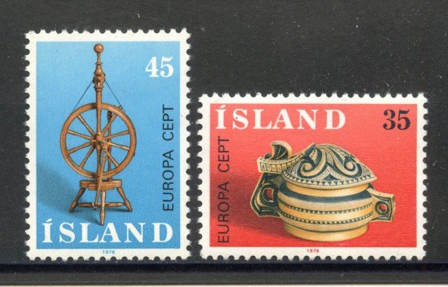 1976 - ISLANDA - LOTTO/41384 - EUROPA 2v. - NUOVI