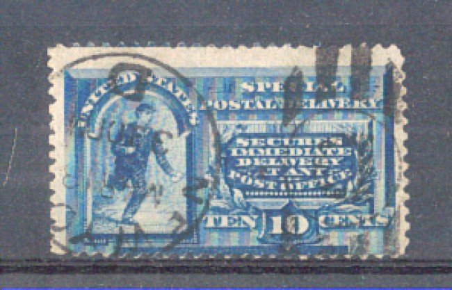 1888 - LBF/2967 - STATI UNITI - ESPRESSO 10c. AZZURRO - USATO