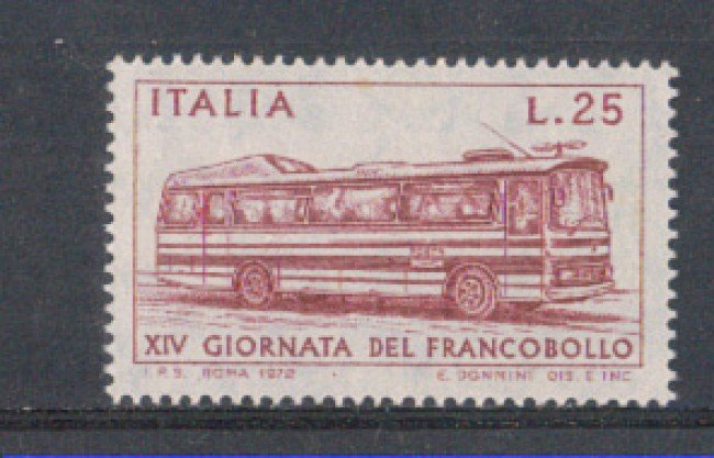 1972 - LOTTO/6566 - REPUBBLICA - GIORNATA FRANCOBOLLO