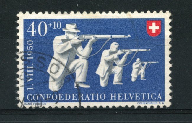 1950 - LOTTO/15269 - SVIZZERA - 40+10 Cent. PRO PATRIA - USATO