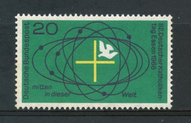 1968 - GERMANIA FEDERALE - 82° GIORNATA CATTOLICA - NUOVO - LOTTO/30949