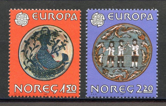 1981 - NORVEGIA - LOTTO/41462 - EUROPA 2v. - NUOVI