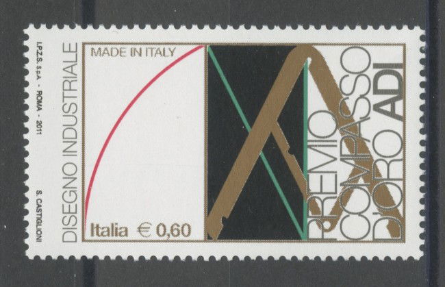 2011 - REPUBBLICA - DISEGNO INDUSTRIALE - NUOVO - LOTTO/37192
