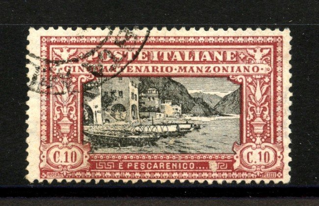 1923 - REGNO - LOTTO/40006 - 10cent. A. MANZONI - USATO