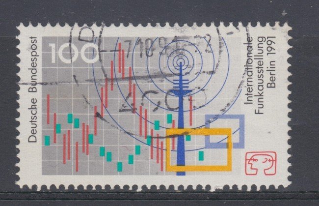 1991 - GERMANIA FEDERALE - 100p. SALONE DELLA RADIO - USATO - LOTTO/31249U
