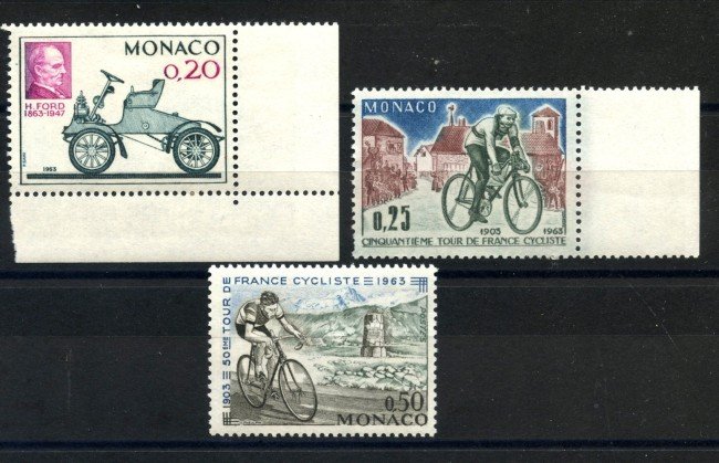 1963 - MONACO - LOTTO/38884 - AVVENIMENTI SPORTIVI 2v. - NUOVI