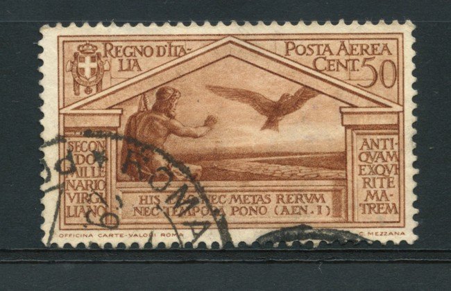 1930 - LOTTO/14779 - REGNO - 50 CENT.  POSTA AEREA VIRGILIO  - USATO