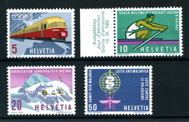 1962 - LOTTO/22847 - SVIZZERA - PROPAGANDA 4v. -  NUOVI