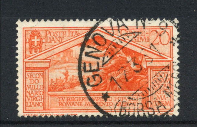 1930 - REGNO - LOTTO/43376A - 20 CENT. BIMILLENARIO DI VIRGILIO - USATO