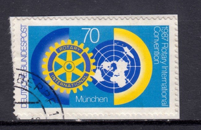 1987 - GERMANIA FEDERALE - CONVEGNO ROTARY - USATO - LOTTO/31334U