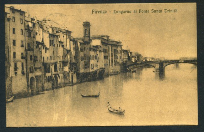 FIRENZE - LOTTO/16895 - 1908 LUNGARNO PONTE SANTA TRINITA'