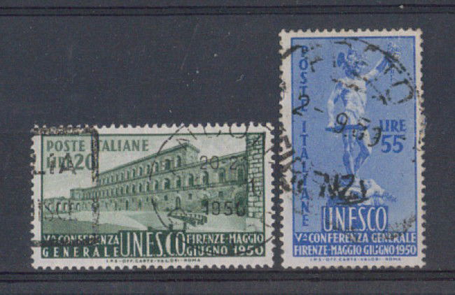 1950 - LOTTO/6094UA - REPUBBLICA - UNESCO 2v. USATI