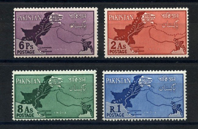 1960 - PAKISTAN - LOTTO/38764 - GIORNATA  CACHEMIRE 4v.