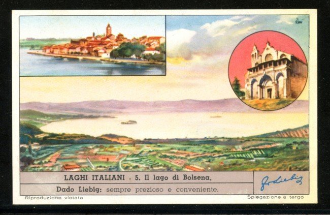 1960 - LIEBIG - LOTTO/18745 - LAGHI ITALIANI II° SERIE
