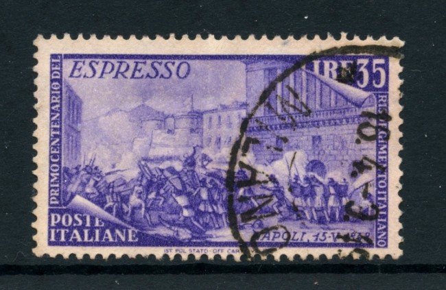 1948 - REPUBBLICA - 35 LIRE ESPRESSO RISORGIMENTO - USATO - LOTTO/27818