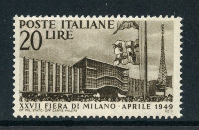 1949 - REPUBBLICA - 27° FIERA DI MILANO - NUOVO - LOTTO/30350