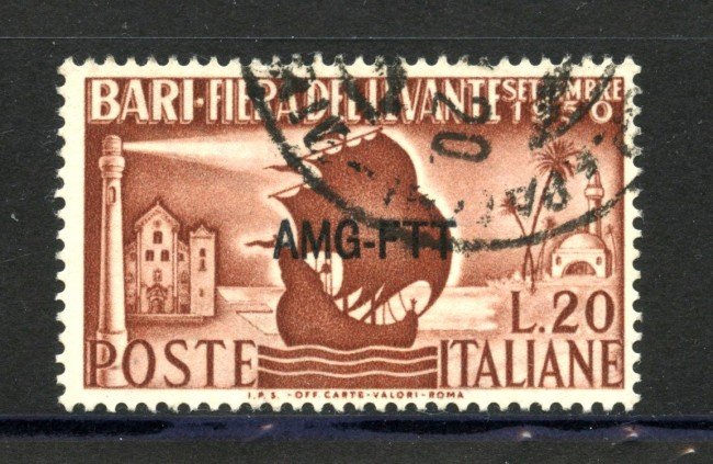 1950 - TRIESTE A - LOTTO/40361 - 20 Lire  FIERA DEL LEVANTE - USATO