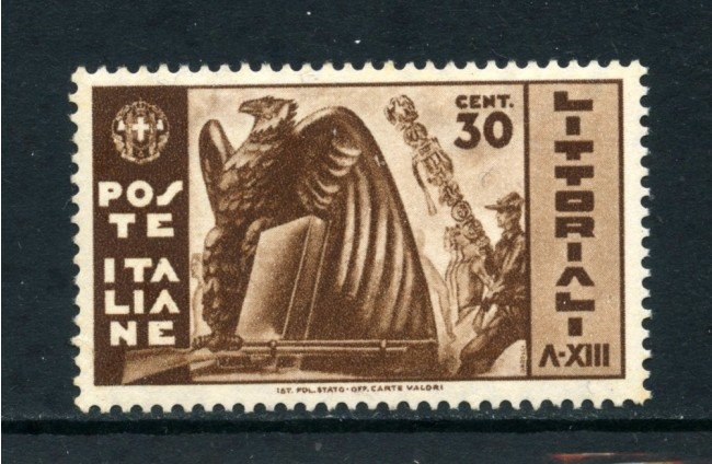 1935 - REGNO - 30c. LITTORIALI - NUOVO - LOTTO/26361