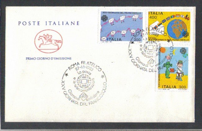 1983 - LOTTO/6802ZC - REPUBBLICA - GIORNATA FRANCOBOLLO - FDC