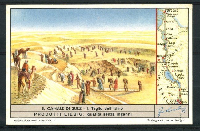1953 - LIEBIG - LOTTO/18782 - IL CANALE DI SUEZ