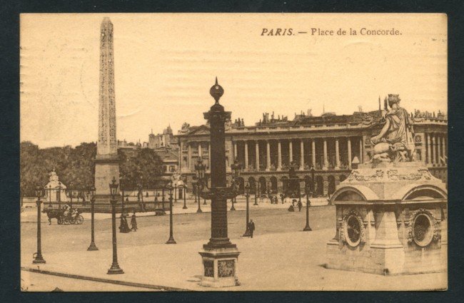 FRANCIA - 1912 - LOTTO/18823 - PARIS PLACE DE LA CONCORDE - VIAGGIATA