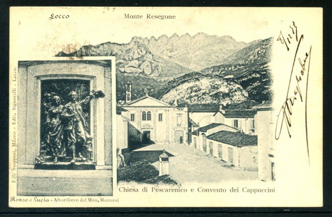 LECCO - 1900 - LOTTO/20806GA - CHIESA DI PESCARENICO - VIAGGIATA