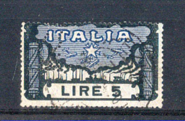 1923 - LOTTO/REG146PER - REGNO - 5 LIRE MARCIA SU ROMA USATO