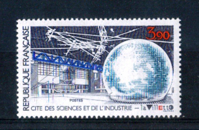 1986 - LOTTO/FRA2408N - FRANCIA - 3,90 Fr. MUSEO SCIENZA - NUOVO