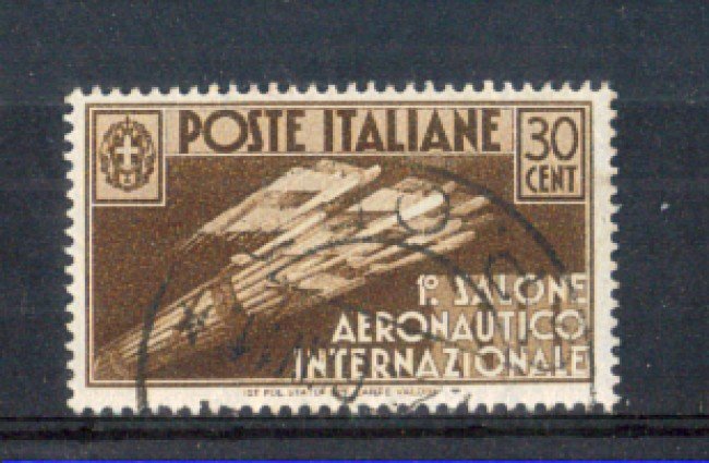 1935 - LOTTO/REG385U - REGNO - 30c. S. AERONAUTICO - USATO