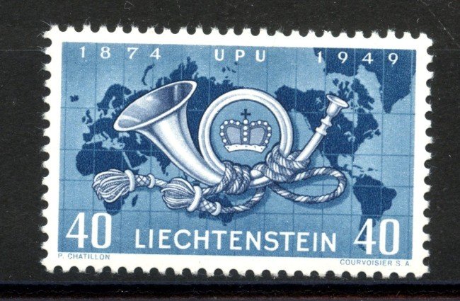 1949 - LIECHTENSTEIN - LOTTO/40918 - 75° U.P.U - NUOVO