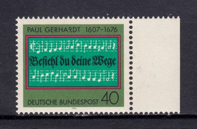 1976 - GERMANIA FEDERALE - PAUL GERHARDT - NUOVO - LOTTO/31467