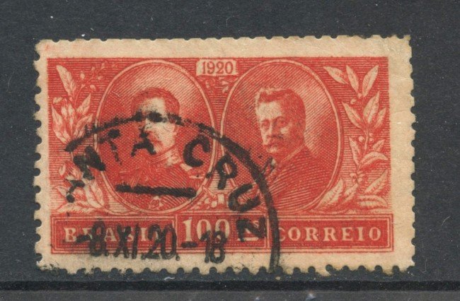 1920 - BRASILE - VISITA DI ALBERTO I° - USATO - LOTTO/28862