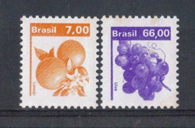 1980 - LBF/2115 - BRASILE - FRUTTA 2v.