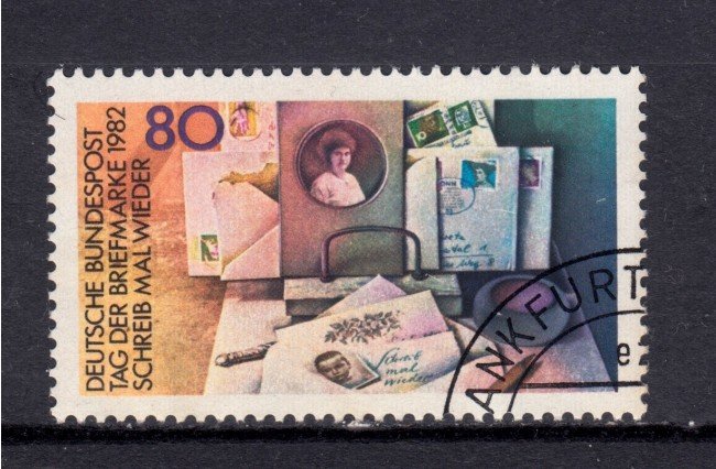 1982 - GERMANIA FEDERALE - GIORNATA DEL FRANCOBOLLO - USATO - LOTTO/31392U