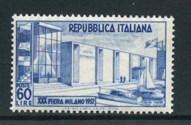 1952 - LOTTO/30365 - REPUBBLICA - 60 LIRE FIERA DI MILANO - NUOVO