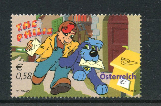 2002 - AUSTRIA - LOTTO/41919 - FUMETTI THE PHILIS II° - NUOVO