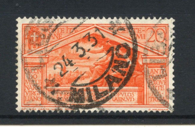 1930 - REGNO - LOTTO/43376D - 20 CENT. BIMILLENARIO DI VIRGILIO - USATO