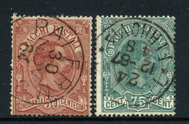 1884 - REGNO - LOTTO/43329 - 50 CENT. 75 CENT. PACCHI POSTALI - USATI