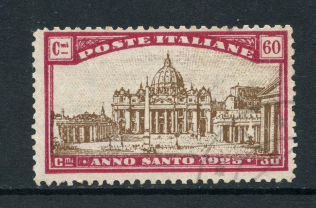 1924 - LOTTO/16496 - REGNO - 60+30 Cent. ANNO SANTO - USATO