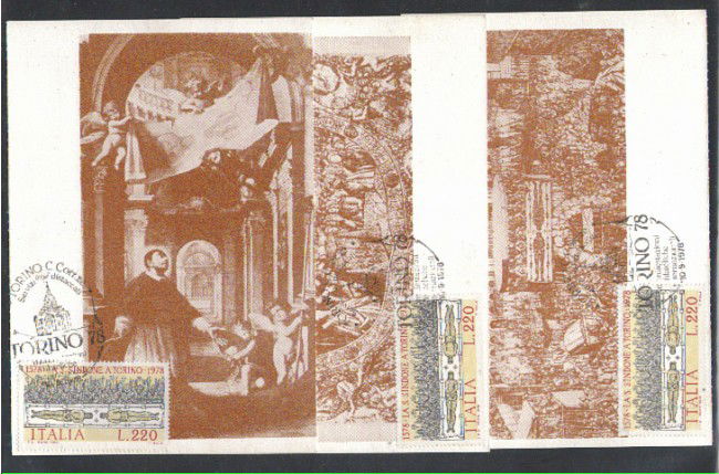 1978 - LOTTO/6683ZD - REPUBBLICA - SACRA SINDONE - CARTOLINE