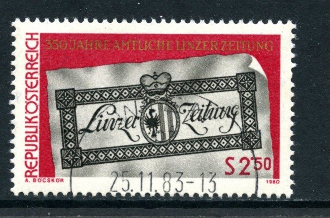 1980 - AUSTRIA - GIORNALE LINZER ZEITUNG - USATO - LOTTO/28212