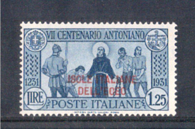 EGEO - 1931 - LOTTO/10065L - 1,25 Lire  S. ANTONIO