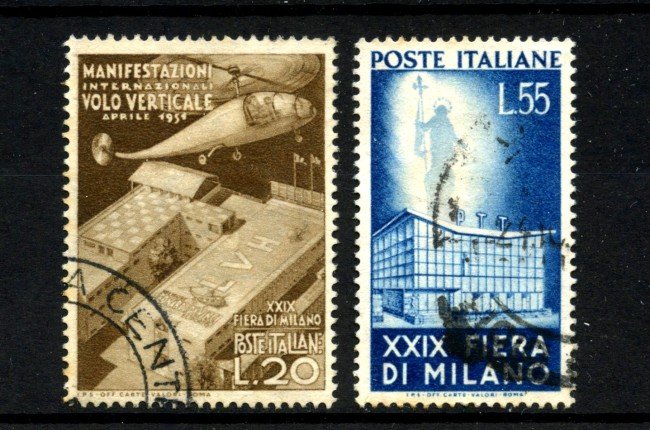 1951 - REPUBBLICA - LOTTO/42036 - FIERA DI MILANO 2v. - USATI