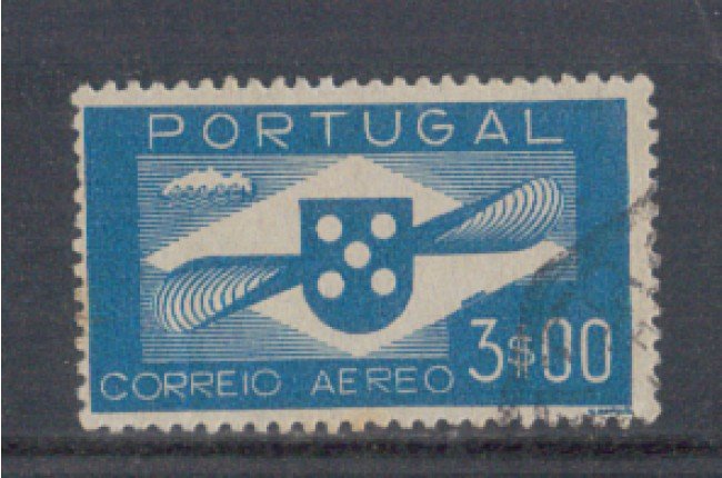 1936 - LOTTO/9697DU - PORTOGALLO - 3e. - POSTA AEREA - USATO